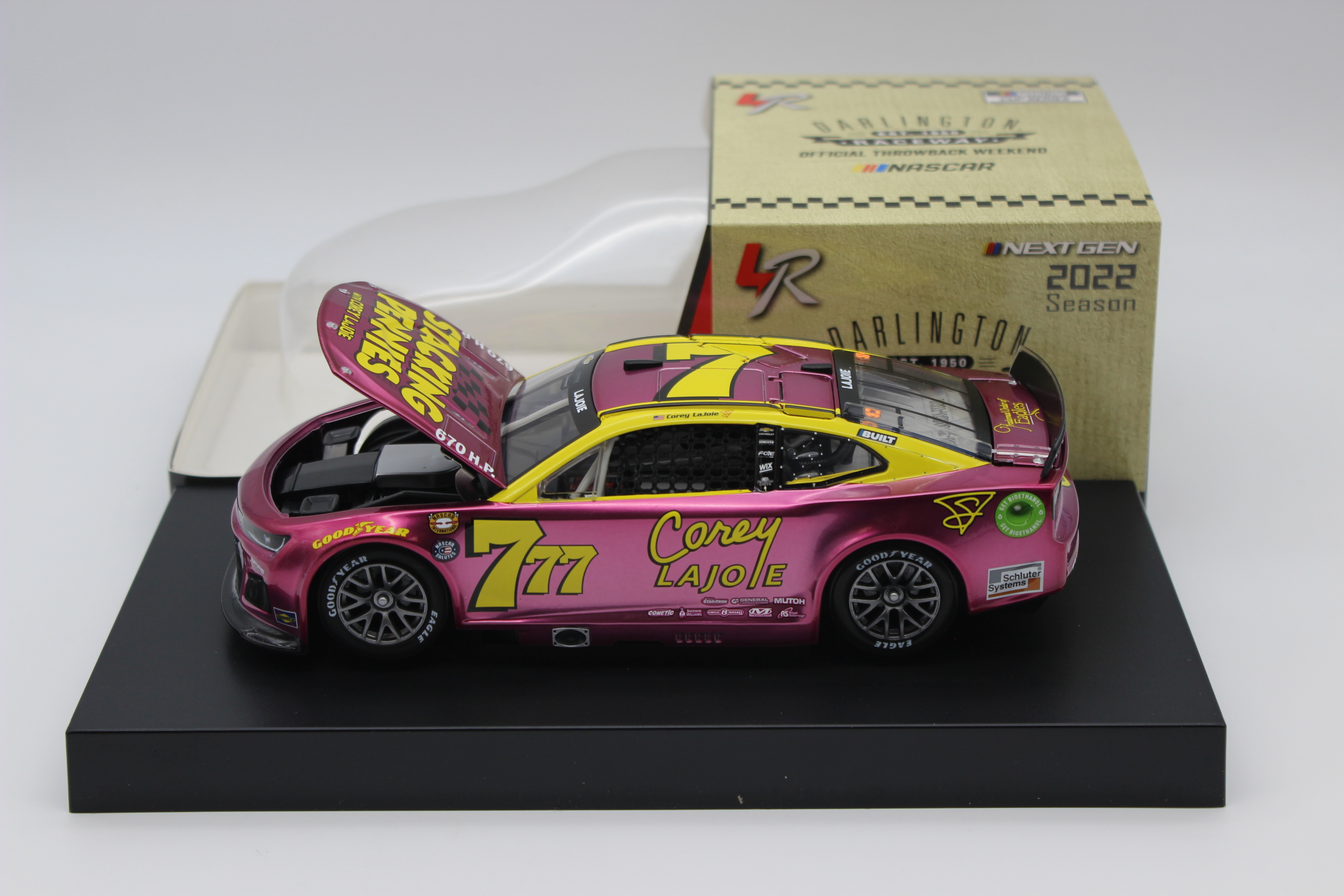 2025 COREY LAJOIE #01 Schluter-Systems White 1:64 In Stock